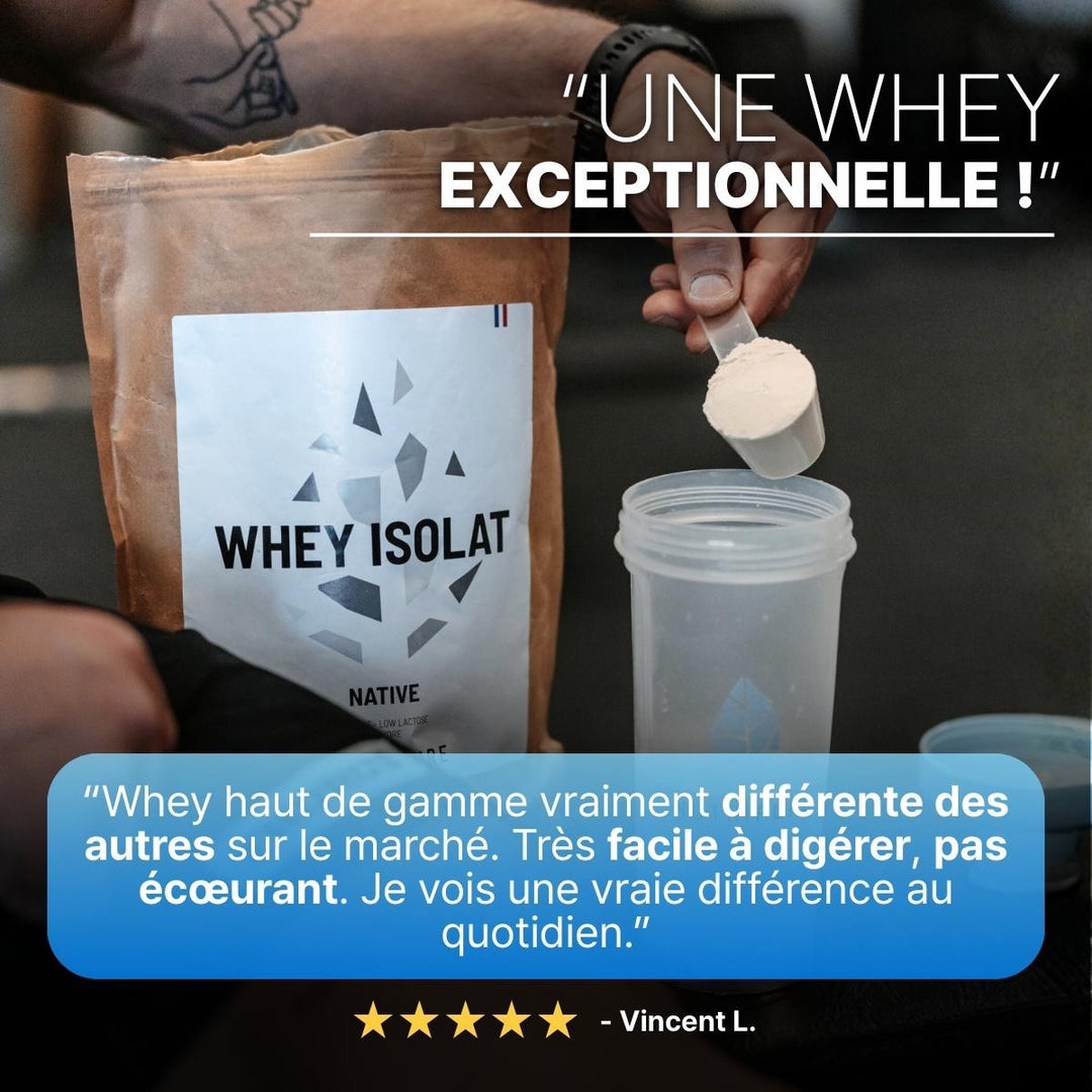 Whey Isolate native Neutre 2 kg – visuel 3