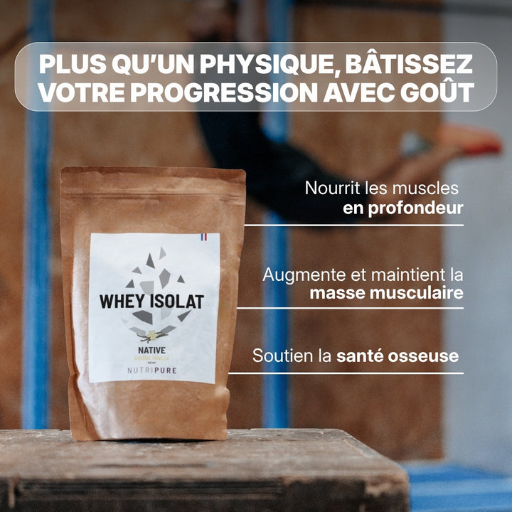 Whey Isolate native Vanille 2 kg – visuel 2