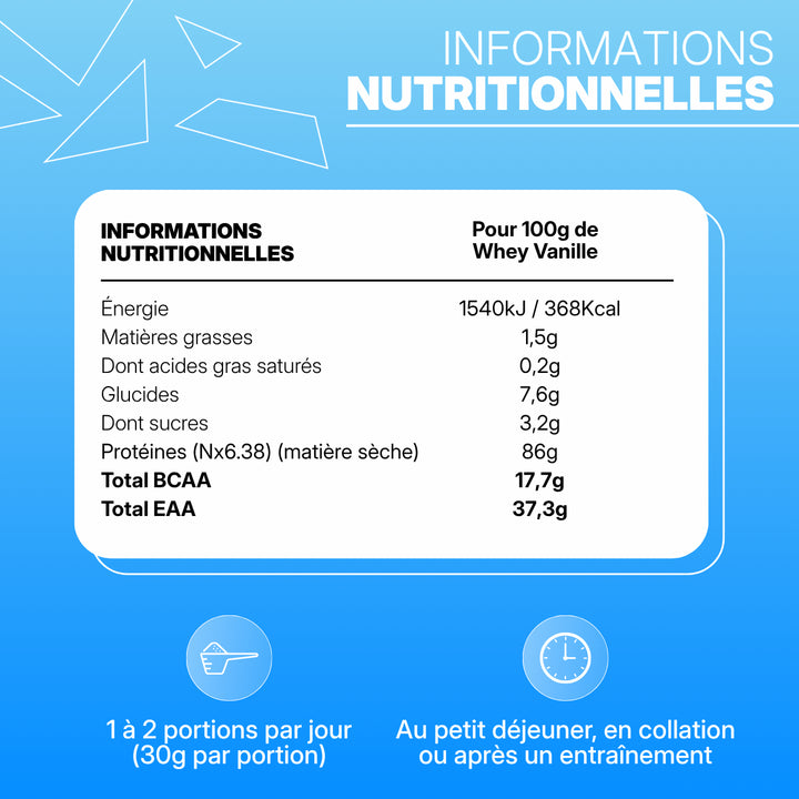 Whey Isolate native Vanille 750 g – visuel 5